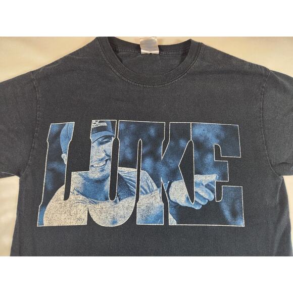 Sz S Luke Bryan 2014 Tour Shirt Thats My Kind of Night Short Sleeve Navy Size Sm - Picture 2 of 8